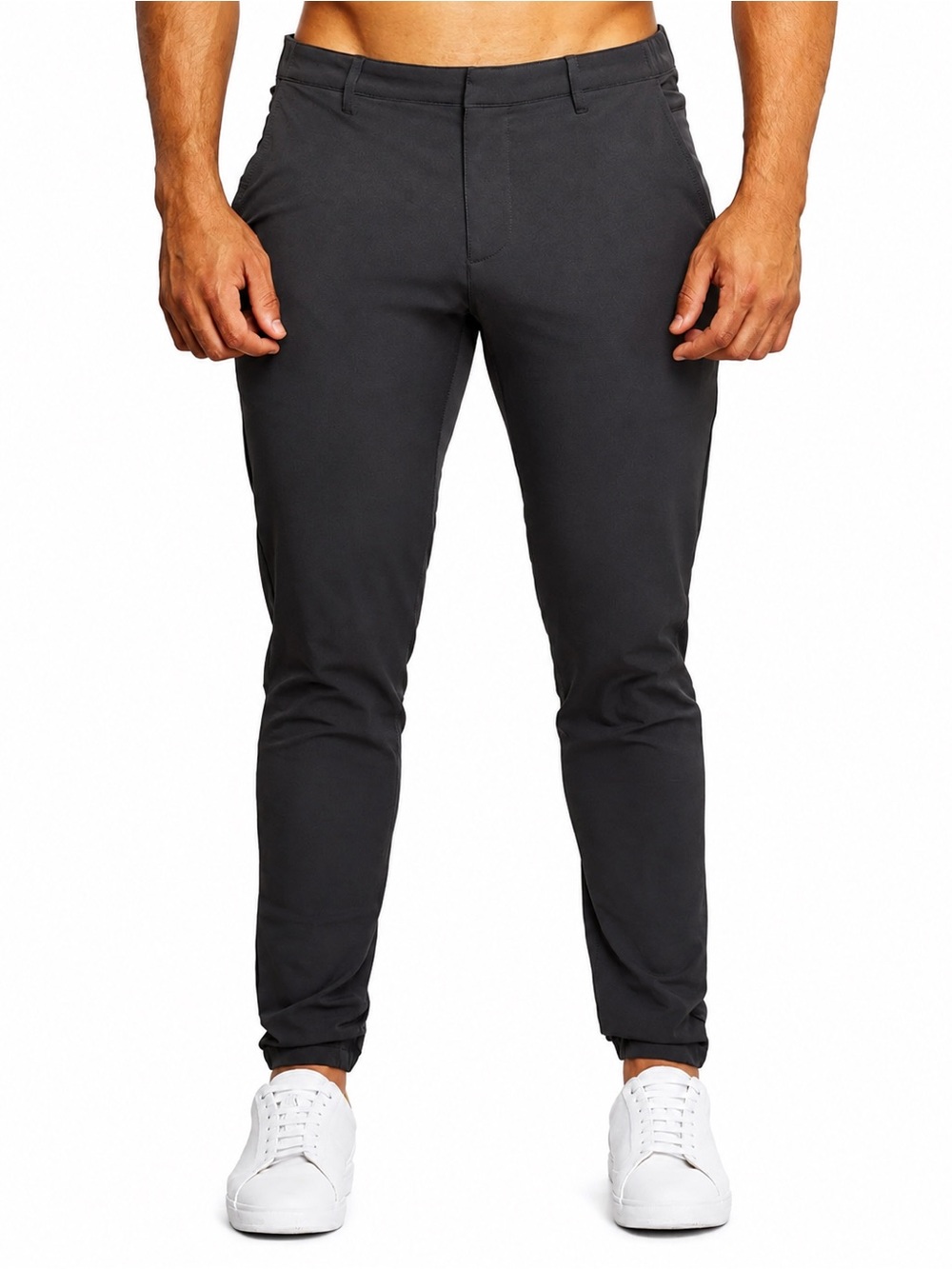 Tailored Athlete Men’s Everyday Tech Trouser in Graphite Performance Stretch M